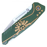 Wartech Assisted Open Folding Knife SKU PWT319GN