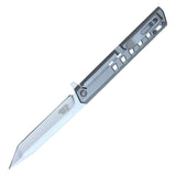 Wartech Assisted Open Pocketknife Tanto/Silver SKU PWT327SL