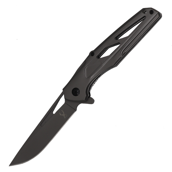 The Bone Edge Spring Assist Folding Knife Titanium Coated 3CR13 SS Blade/Titanium Coated Handle SKU 14398