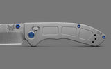 Benchmade Mini Narrows Axis Lock Knife CPM-20CV Stainless Steel Blade/Gray 6AI-4V Titanium Handle SKU 743