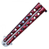 Butterfly Pocketknife 9"Overall Red SKU YC9939RD