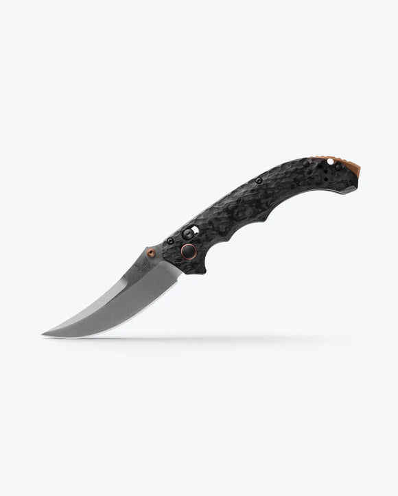 Benchmade Mini Bedlam AXIS Lock Knife CPM-390V Stainless-Steel Blade/Marbled Carbon Fiber Handle SKU 865-02