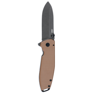 Columbia River Burnley Squid XM Assisted Frame Lock Knife Brown G-10 CRKT SKU 2495B