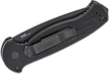 Benchmade AFO II Automatic Knife Black 1/2 Serr. 154CM Stainless Steel Blade/Black 6061 T-6 Handle SKU 9051SBK