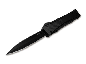 Boker Plus Dagger 2.0 OTF Automatic Knife Black D2 SS Blade/Black Alum. Handle SKU 06EX244