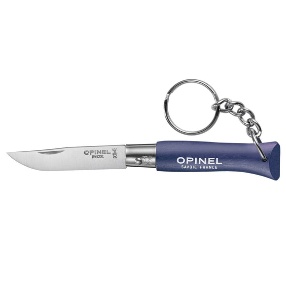 Opinel No.4 Keyring Colorama Deep Blue SKU 002269