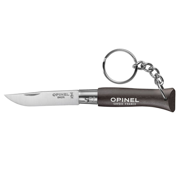 Opinel No.4 Keyring Colorama Dark Brown SKU 002268